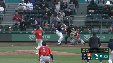 Colt Emerson singles on a line drive to left fielder Cade Marlowe. Carson Taylor scores. Rhylan Thomas to 2nd.