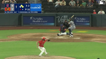 Connor Joe grounds into a double play, shortstop Darell Hernaiz to second baseman Zack Gelof to first baseman Joey Meneses. Lazaro Montes out at 2nd. Connor Joe out at 1st.