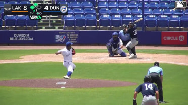 Jesus Pinto singles on a fly ball to left fielder Austin Smith. Jude Warwick scores.
