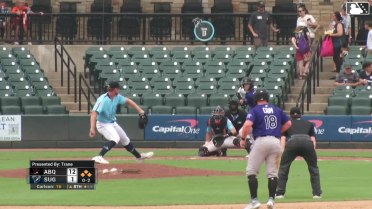 Sam Carlson In play, out(s) to Charlie Condon