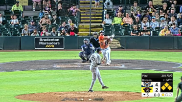 Plaz's Bases Clearing Double