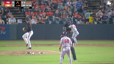 Brooks Brannon singles on a ground ball to left fielder Frederick Bencosme. Tyler McDonough scores. Brooks Brannon to 2nd.