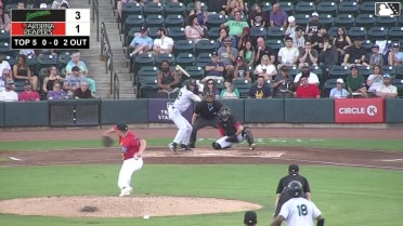 Brian Sanchez singles on a line drive to left fielder James Taussig. Dylan Palmer scores. Murf Gray scores. Edward Florentino to 2nd.