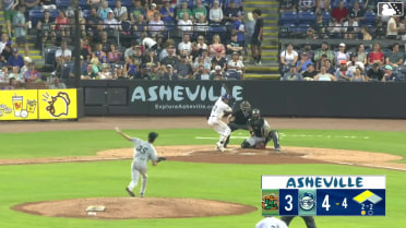 Anthony Huezo lines into a double play, left fielder Josh Tate to catcher Richard Ramirez. John Garcia out at home.