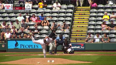 Jace LaViolette homers (8) on a fly ball to left center field.