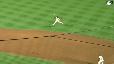 Liover Peguero's great defensive play