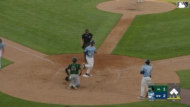 Izaac Pacheco's second homer of the game