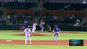 Tai Peete singles on a ground ball to shortstop Bryce Rainer, deflected by second baseman Waner Luciano. Yerlin Confidan scores. Matthew Ellis to 3rd. Justin DeCriscio to 2nd.