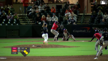 Anthony Huezo homers (5) on a fly ball to right center field. German Ramirez scores. Brandon Forrester scores.