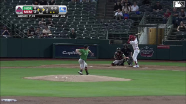 Joshua Báez doubles (2) on a line drive to left fielder Johnathan Rodríguez. Ramon Mendoza scores. Bryan Torres to 3rd.