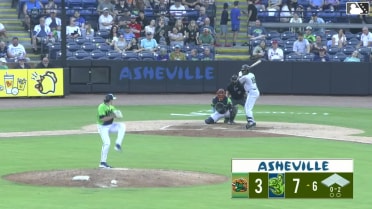 Murf Gray homers (6) on a fly ball to center field.