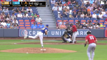Max Burt homers (3) on a fly ball to left field. Garrett Pennington scores.