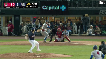 RJ Schreck singles on a sharp line drive to left fielder Óscar Mercado. Ismael Munguia scores. Josh Kasevich scores. Charles McAdoo to 2nd.