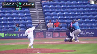 Andres Valor homers (3) on a fly ball to left center field. Carter Johnson scores.