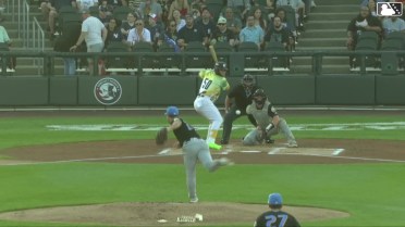 Omar Alfonzo grounds out, pitcher Ryan Degges to first baseman Jake Fox. Core Jackson scores.