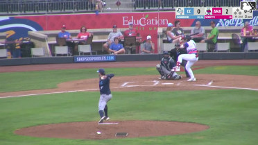 Danny Serretti homers (11) on a fly ball to left center field.