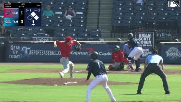 Matthew Fisher In play, run(s) to Brando Mayea