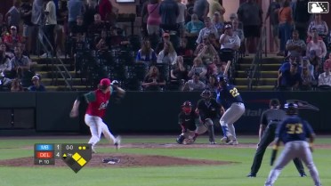 Catcher Miguel Rodríguez picks off Alexis Hernandez at 1st on throw to first baseman Juan Ortega.