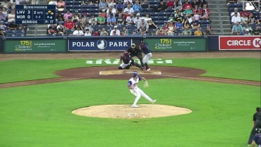 Tommy Pham doubles (4) on a sharp line drive to center fielder Nate Eaton. Kameron Misner scores. Felix Reyes scores.