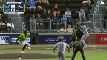 Ethan Petry homers (5) on a fly ball to right center field. Teo Banks scores. Ronny Cruz scores.