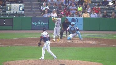 Juan Bello's fifth strikeout of the game