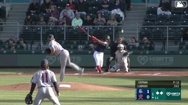 Victor Labrada singles on a line drive to left fielder Aaron Zavala. Brock Rodden scores. Ryan Bliss to 2nd.