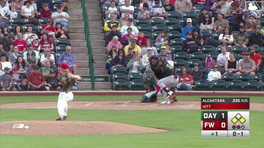 Alfredo Alcantara singles on a ground ball to second baseman Justin DeCriscio, deflected by pitcher Jamie Hitt. Yerlin Confidan scores. Kien Vu to 2nd.