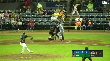 Elijah Hainline singles on a ground ball to left fielder Michael Arroyo. Kendall George scores. Kyle Nevin to 3rd. Elijah Hainline to 2nd. Fielding error by left fielder Michael Arroyo.