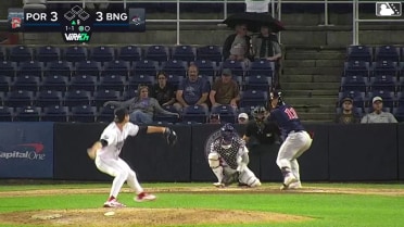 Brooks Brannon homers (16) on a fly ball to right field.