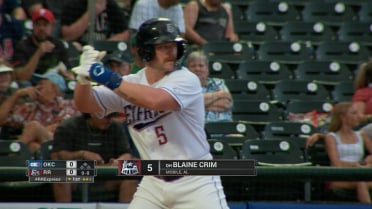 Blaine Crim's third multi-homer game of the season