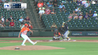 Francisco Acuna homers (4) on a line drive to left field.