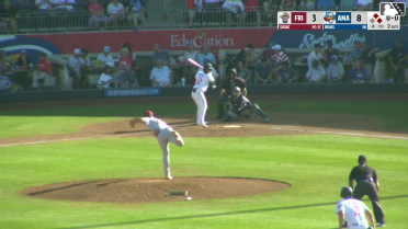 Anderdson Rojas singles on a fly ball to left fielder Marcus Lee Sang. Gavin Conticello scores. Druw Jones to 3rd.