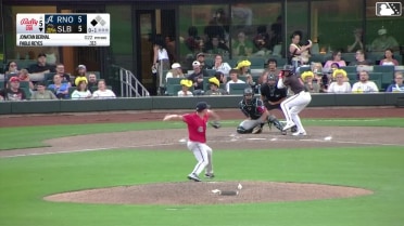 Pablo Reyes homers (9) on a fly ball to left field. Christian Moore scores.