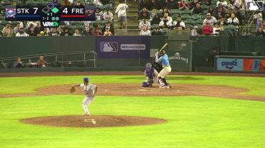 Wilder Dalis homers (3) on a fly ball to left center field. Luis Mendez scores.