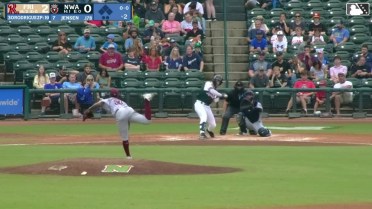 Carter Jensen's leadoff triple