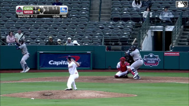 Jared Shuster In play, run(s) to Sandy León