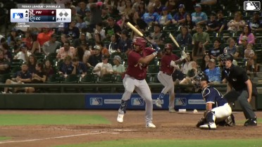 Marcus Lee Sang singles on a ground ball to right fielder Lucas Spence. Orlando Martinez scores. Ian Moller to 3rd.