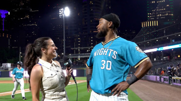 Corey Julks after the Knights 6th straight win