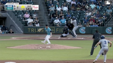 Tommy Vail In play, run(s) to Homer Bush Jr.
