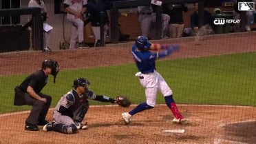 Carson McCusker swats a 463 ft homer