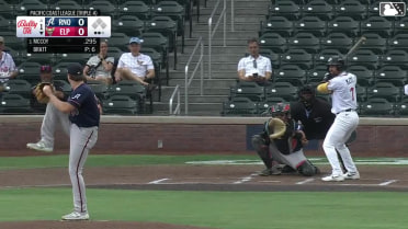 Mason McCoy homers (7) on a fly ball to left center field.