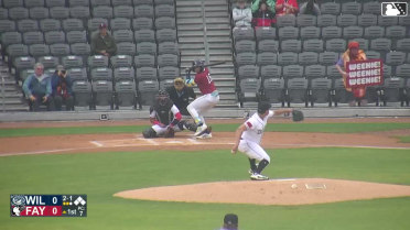 José Anderson homers (6) on a line drive to left field.