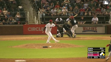 Ruben Ibarra doubles (2) on a fly ball to right fielder Wilfred Veras. Leo Balcazar scores. Zavier Warren scores.