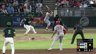 Colton Ledbetter homers (4) on a fly ball to right center field. Bligh Madris scores.