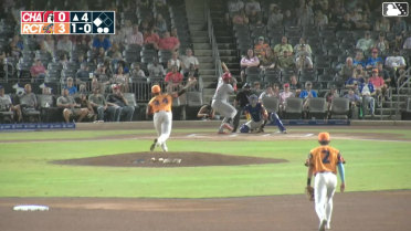 Cam Collier homers (13) on a fly ball to right center field. Carter Graham scores.