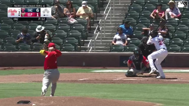 Pablo Reyes homers (4) on a fly ball to left field.