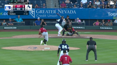 Pavin Smith doubles (3) on a sharp line drive to right fielder Bryce Johnson. Manuel Pena scores. A.J. Vukovich to 3rd.