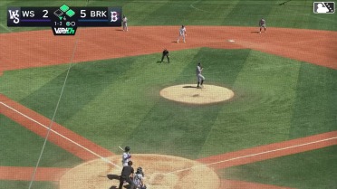 Yonatan Henriquez singles on a ground ball to center fielder Ely Brown. Antonio Jimenez scores. Yohairo Cuevas out at 3rd on the throw, center fielder Ely Brown to third baseman Jeral Perez. Yonatan Henriquez to 2nd.