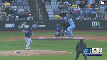 Aaron Sabato homers (14) on a fly ball to left field. Gabriel Gonzalez scores. Matt Wallner scores.