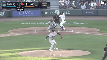 Jesus Pinto singles on a fly ball to center fielder Brando Mayea. Anibal Salas scores.